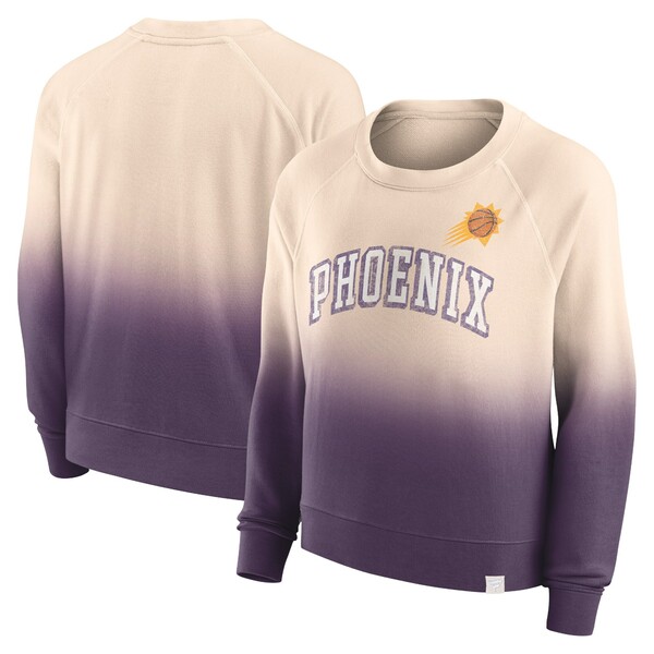 ファナティクス レディース パーカー・スウェットシャツ アウター Phoenix Suns Fanatics Branded Women's Lounge Arch Raglan Pullover Sweatshirt Tan/Purple