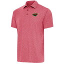 【送料無料】 アンティグア メンズ ポロシャツ トップス Minnesota Wild Antigua Par Polo Heather Red