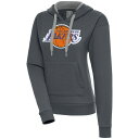 アンティグア レディース パーカー・スウェットシャツ アウター Los Angeles Lakers Antigua Women's Victory Pullover Hoodie Charcoal