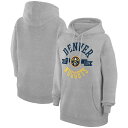 J[oNX fB[X p[J[EXEFbgVc AE^[ Denver Nuggets GIII 4Her by Carl Banks Women's City Pullover Hoodie Heather Gray