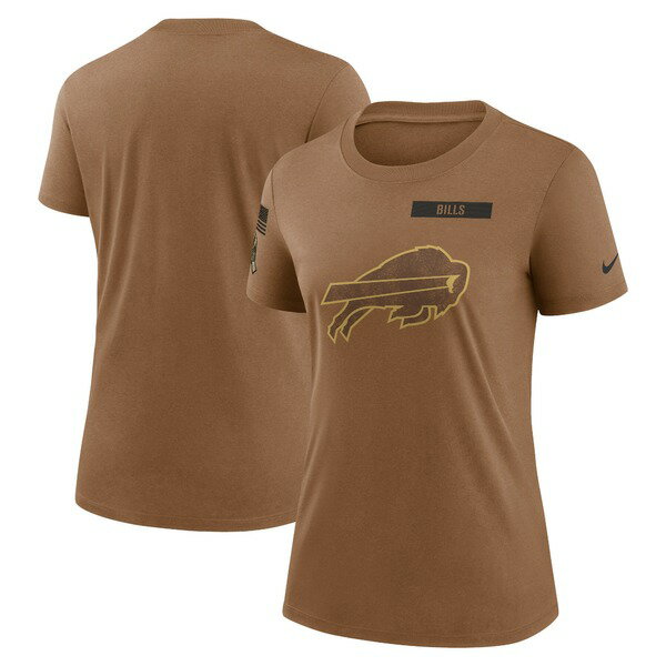 ナイキ レディース Tシャツ トップス Buffalo Bills Nike Women's 2023 Salute to Service Legend Performance TShirt Brown