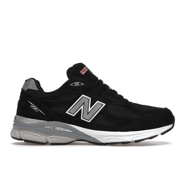 New Balance ニューバランス メンズ スニーカー 【New Balance 990v3 MiUSA Black White】 サイズ US_9(27.0cm) Black/White