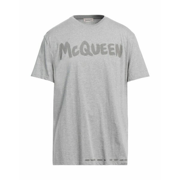 【送料無料】 マックイーン メンズ Tシャツ トップス T-shirts Grey