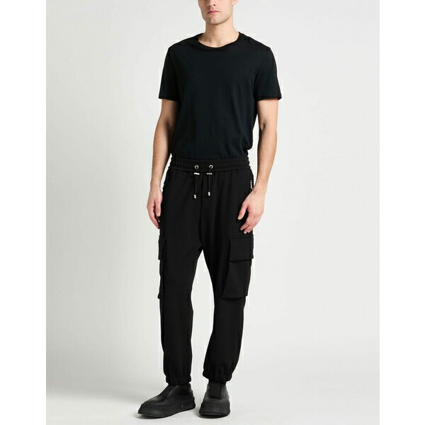 【送料無料】 バルマン メンズ カジュアルパンツ ボトムス Pants Black