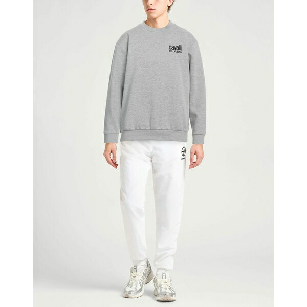 【送料無料】 ロベルトカヴァリ メンズ パーカー・スウェットシャツ アウター Sweatshirts Grey