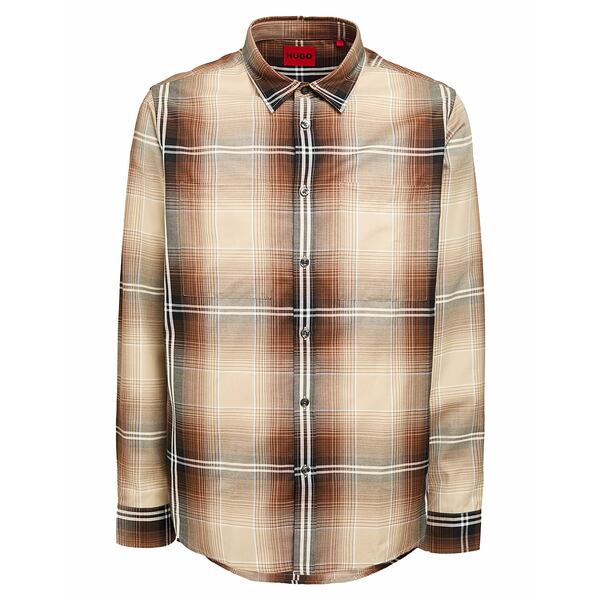 【送料無料】 ヒューゴボス メンズ シャツ トップス Shirts Brownのサムネイル