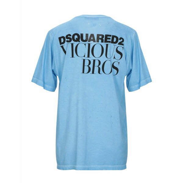 【送料無料】 ディースクエアード メンズ Tシャツ トップス T-shirts Azure