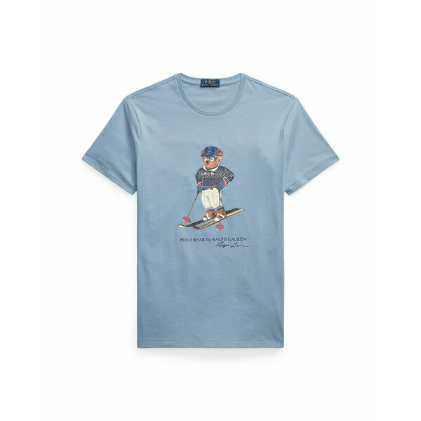 【送料無料】 ラルフローレン メンズ Tシャツ トップス T-shirts Light blue