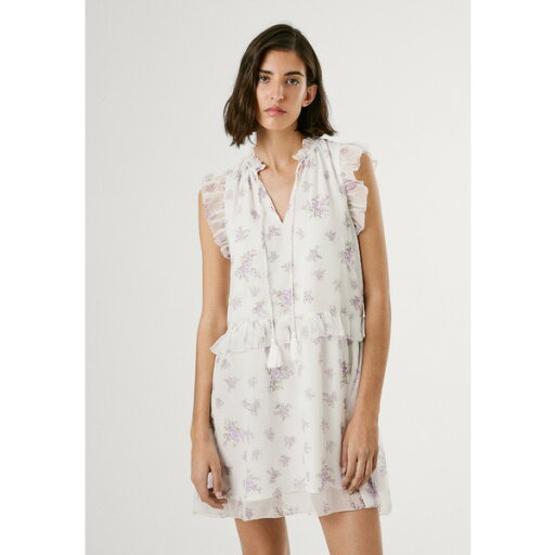ペペジーンズ レディース ワンピース トップス LANA - Day dress - mousse white ペペジーンズ レディース ワンピース トップス LANA - Day dress - mousse white