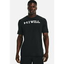 アンダーアーマー メンズ サンダル シューズ I WILL - Sports T-shirt - black