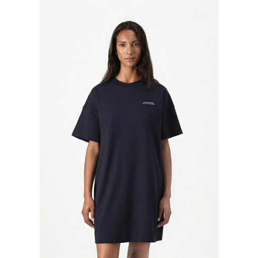マルコポーロ デニム レディース ワンピース トップス DRESS LOOSE FIT - Jersey dress - navy マルコポーロ デニム レディース ワンピース トップス DRESS LOOSE FIT - Jersey dress - navy