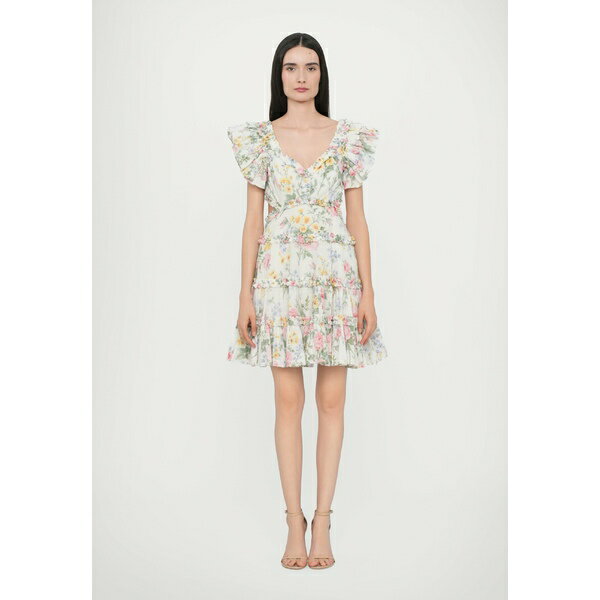 ニードルアンドスレッド レディース ワンピース トップス PARADISE GARDEN BACKLESS MINI DRESS - Day dress - moonshine