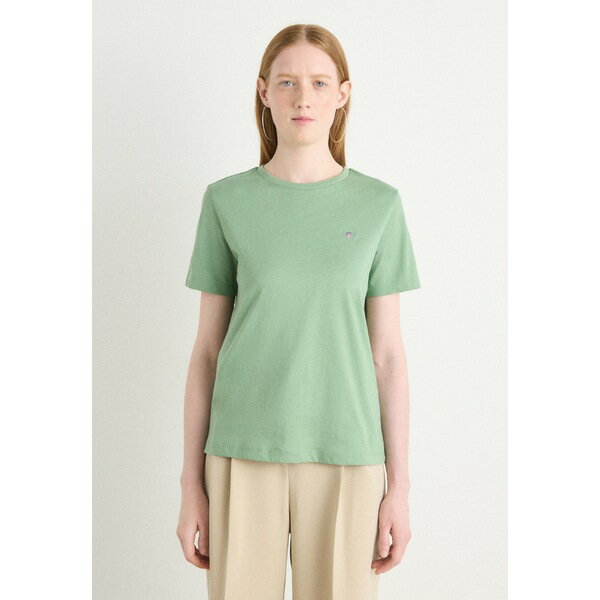  ǥ T ȥåץ SHIELD - Basic T-shirt - kalamata green