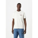 トミー ヒルフィガー メンズ サンダル シューズ AMERICANA MONOTYPE POCKET TEE - Basic T-shirt - ivory petal