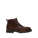 【送料無料】 ジーオーバーニー・コンティー メンズ ブーツ シューズ Ankle boots Brown