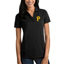 アンティグア レディース ポロシャツ トップス Pittsburgh Pirates Antigua Women's Tribute Polo Black