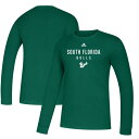 AfB_X Y TVc gbvX South Florida Bulls adidas Amplifier Long Sleeve TShirt Green