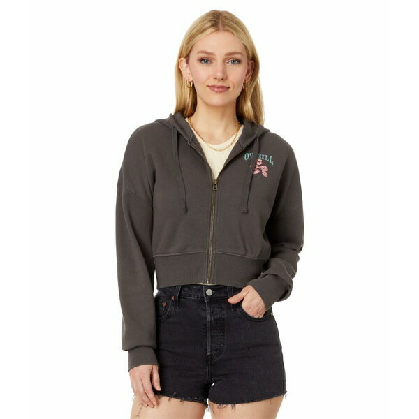 ˡ ǥ ˥å&  Darcie Zip Hoodie Washed Black