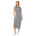 トミー ヒルフィガー レディース ワンピース トップス Sleeveless Stripe Midi Dress Sky Captain/Khaki