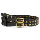 メイドウェル レディース ベルト アクセサリー Grommet Belt True Black