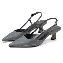 スチュアート ワイツマン レディース ヒール シューズ Vinnie Xtal 50 Slingback Perla/Clear