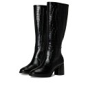 エコー レディース ブーツ シューズ Sculpted Luxery 55MM Tall Knee High Boot Black Reptile Print