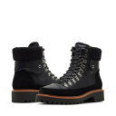 ブロンド レディース ブーツ シューズ Natasia Waterproof Black Leather