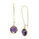 ロバート・リー・モーリス・ソーホー レディース ピアス＆イヤリング アクセサリー Faux Stone Amethyst Gem Dangle Earrings Amethyst