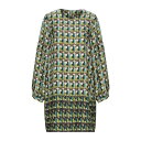 キャリバン レディース ワンピース トップス Short dresses Light green