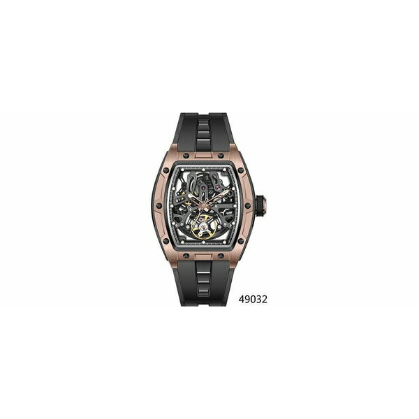 インビクタ メンズ 腕時計 アクセサリー Men's 49032 S1 Rally Automatic 3 Hand Black Dial Watch Black