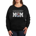 ハイブリッド アパレル レディース パーカー・スウェットシャツ アウター Plus Size Marvel Spider-Man Amazing Mom Graphic Pullover T-Shirt Black