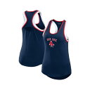 ウェア バイ エリン・アンドリューズ レディース カットソー トップス Women's Navy Boston Red Sox Color Block Racerback Tank Top Navy
