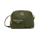 アンクライン レディース ショルダーバッグ バッグ Dome Crossbody with Detachable Card Case Olive