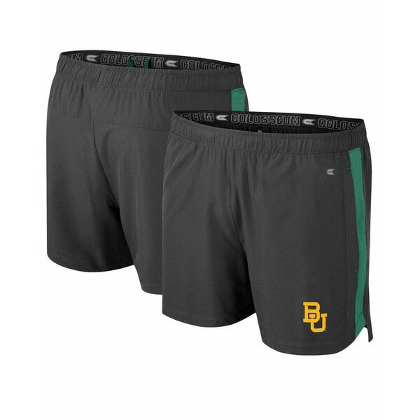 コロシアム メンズ カジュアルパンツ ボトムス Men's Charcoal Baylor Bears Langmore Shorts Charcoal