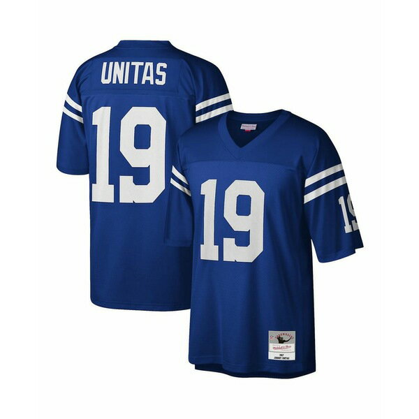 ミッチェル&ネス メンズ シャツ トップス Men's Johnny Unitas Royal Baltimore Colts Legacy Replica Jersey Royal