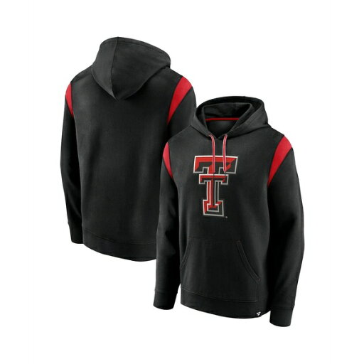 ファナティクス メンズ パーカー・スウェットシャツ アウター Men's Black Texas Tech Red Raiders Gym Rat Pullover Hoodie Black ファナティクス メンズ パーカー・スウェットシャツ アウター Men's Black Texas Tech Red Raiders Gym Rat Pullover Hoodie Black