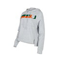 コンセプトスポーツ レディース パーカー・スウェットシャツ アウター Women's Gray Miami Hurricanes CedarTri-Blend ...