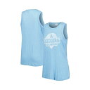ソフト?アズ ア?グレープ レディース カットソー トップス Women's Royal Los Angeles Dodgers Tri-Blend Tank Top Royal(4)
