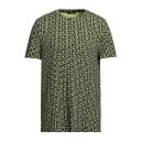 【送料無料】 バルマン メンズ Tシャツ トップス T-shirts Green