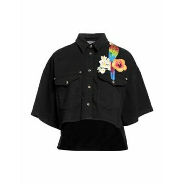【送料無料】 ベルサーチ レディース シャツ トップス Denim shirts Black