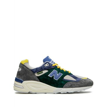 ニューバランス メンズ スニーカー シューズ New Balance x Aime Leon Dore '990 V2' スニーカー Green grey Blue Pear Beige Yellow