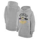 カールバンクス レディース パーカー・スウェットシャツ アウター Pittsburgh Penguins GIII 4Her by Carl Banks Women's City Graphic Fleece Pullover Hoodie Heather Gray