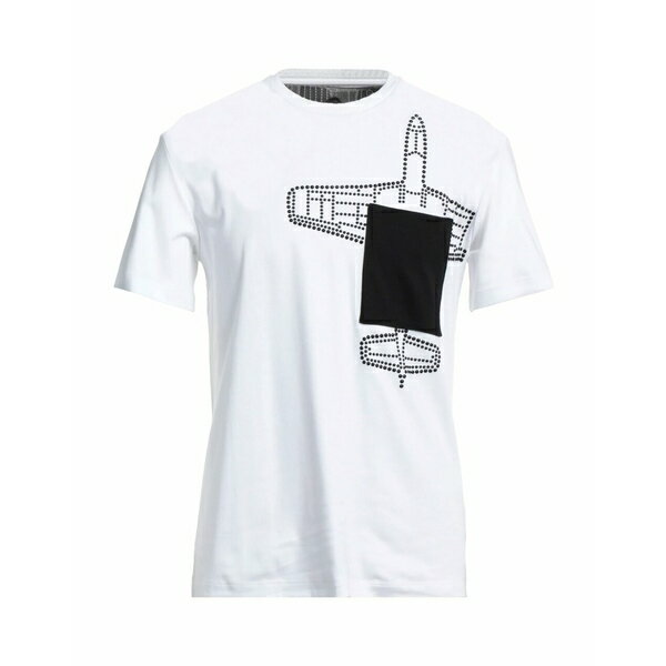 【送料無料】 トラサルディ メンズ Tシャツ トップス T-shirts White