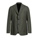 TRUSSARDI トラサルディ ジャケット＆ブルゾン アウター メンズ Suit jackets Military green