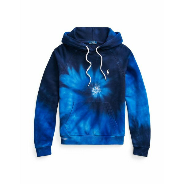 ラルフローレン POLO RALPH LAUREN レディース パーカー・スウェットシャツ アウター SPIRAL TIE-DYE TERRY HOODIE Bright blue