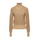 ALPHA STUDIO アルファス テューディオ ニット&セーター アウター レディース Turtlenecks Camel