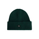 VANS バンズ 帽子 アクセサリー レディース POST SHALLOW CUFF BEANIE Dark green