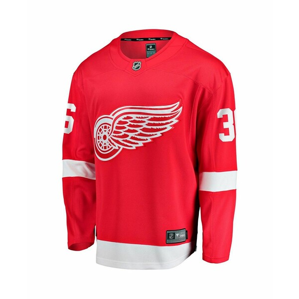 ファナティクス メンズ シャツ トップス Men's John Gibson Red Detroit Red Wings Home Breakaway Jersey Red
