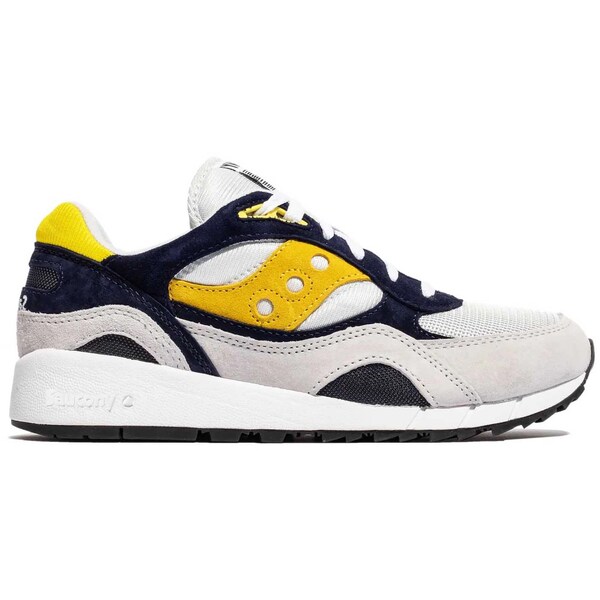 Saucony サッカニー メンズ スニーカー 【Saucony Shadow 6000】 サイズ US_8(26.0cm) Grey Navy Yellow