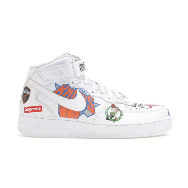 Nike ナイキ メンズ スニーカー 【Nike Air Force 1 Mid】 サイズ US_7(25.0cm) Supreme NBA White